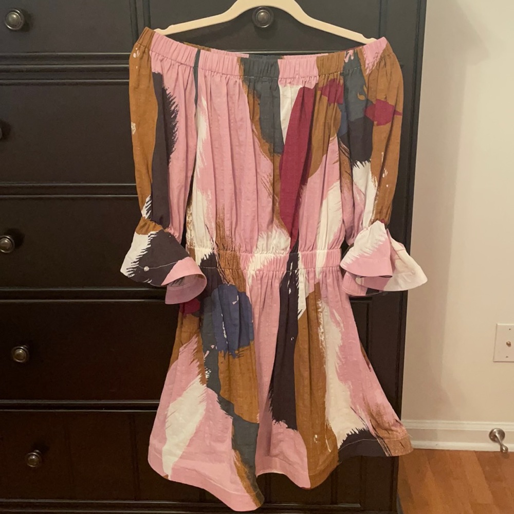 Purple Patterned Dress